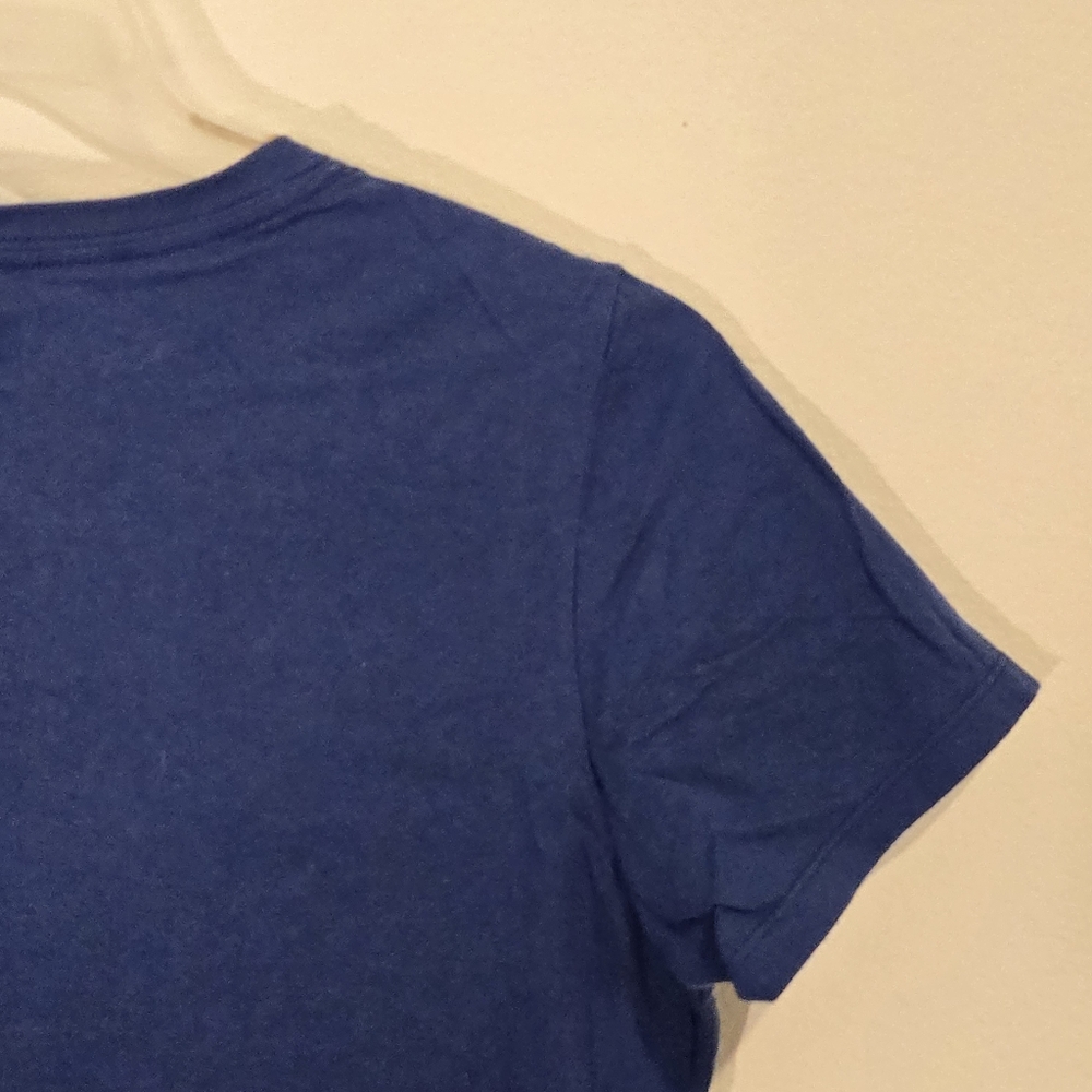 Nike Blue Kansas City Royals KC Logo  T-Shirt Size Medium - Picture 7 of 9